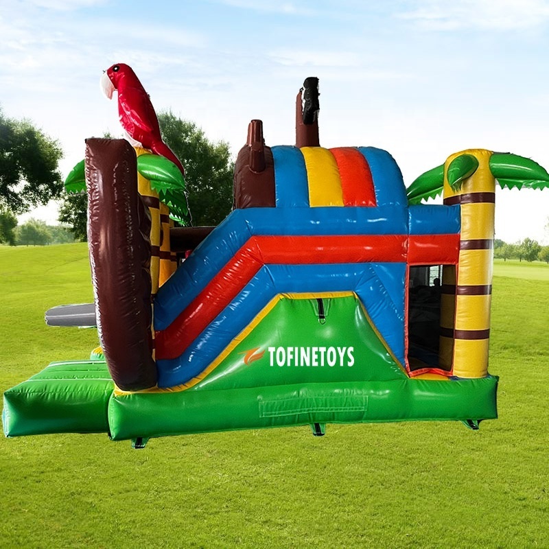 Pirate ship inflatable bouncy castle inflatable playground