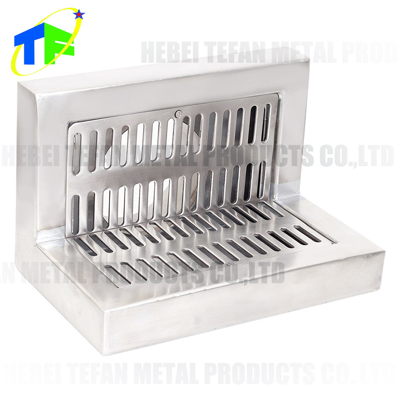 Custom OEM Stainless Steel L Shape Terrace Balcony Roof Drainage Scupper Drain