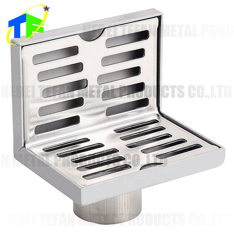 Custom OEM Stainless Steel L Shape Terrace Balcony Roof Drainage Scupper Drain