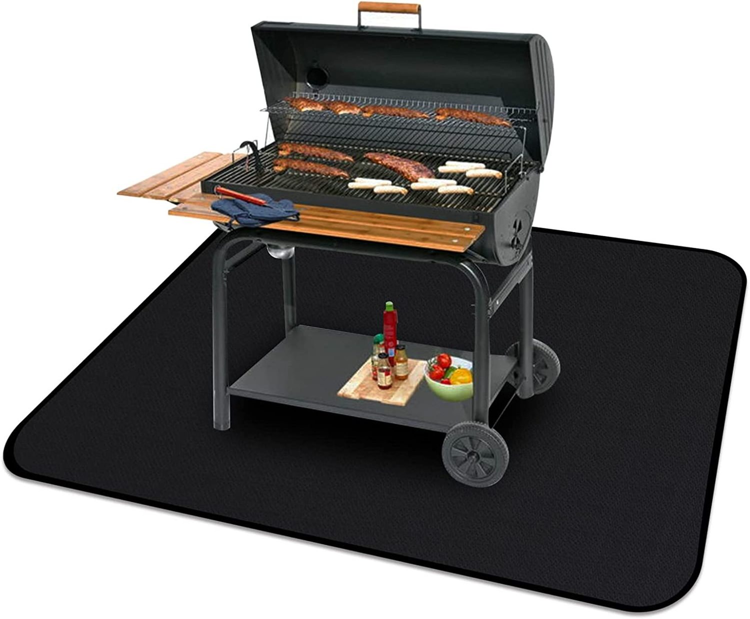 Heat Resistant Retardant Silicone stove fire mat for Outdoor Grill, Charcoal, Gas Grills, Smokers, BBQ