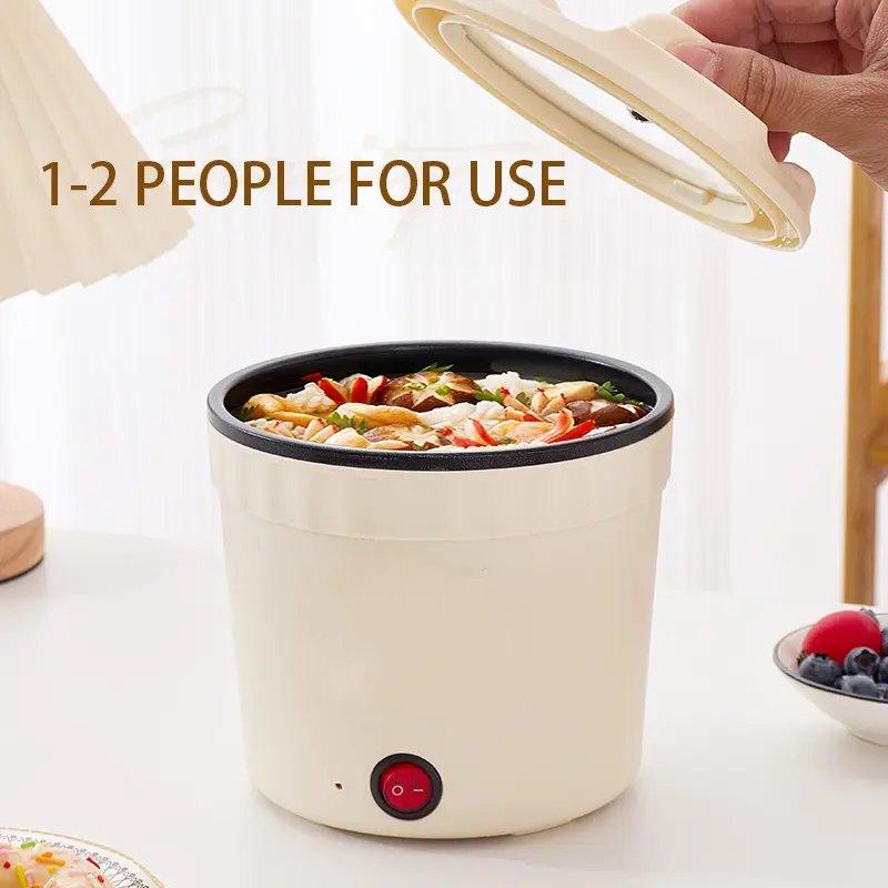 High Quality Hot Selling Electric Multi Mini Cooking Pot Non Stick Coating Portable  Electric Cooking Hot Pot