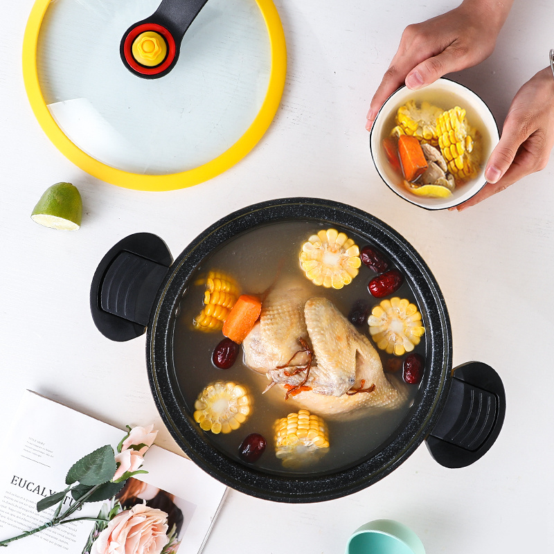 2024 Hot Sale Induction Low Pressure Cooker Stainless Steel Nonstick Micro Pressure Cooker Use For Gas Rice Cooking Pot