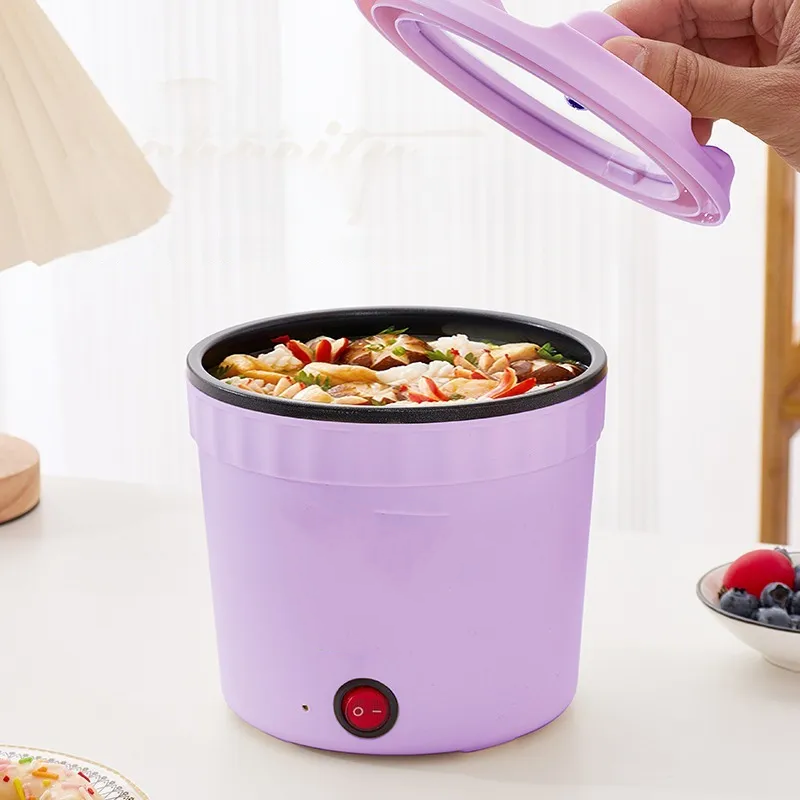 High Quality Hot Selling Electric Multi Mini Cooking Pot Non Stick Coating Portable  Electric Cooking Hot Pot