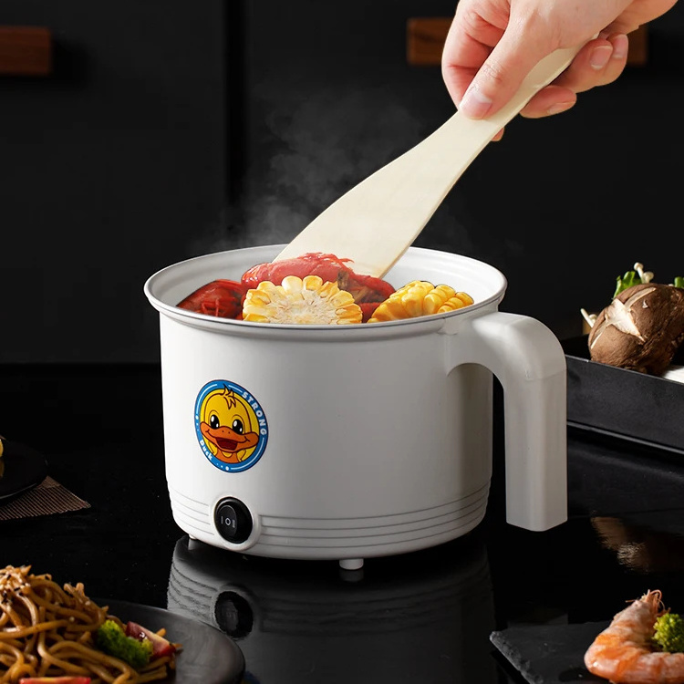 Mini Electric Multi-functional Pot Office Students Dormitory Instant Noodles Hot Pot Non Stick Electric Cooking Pot Cooker