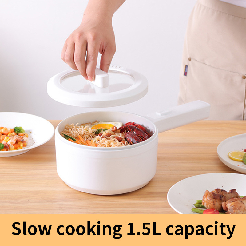 Hot Instant Noodle Electric Pot Household Multifunctional Suitable For 1-2 People Portable Multi-Purpose Electric Cooking Pot