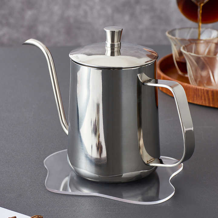 Factory high quality Hot sell Stainless Steel Coffee Pot Gooseneck Kettle Pour Over Coffee Drip Coffee Kettle 600ml/350ml