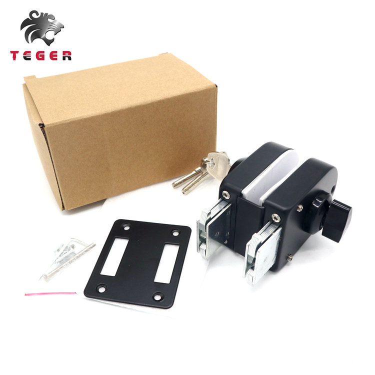 Teger hardware best-selling shower room bathroom semi-circular glass door lock