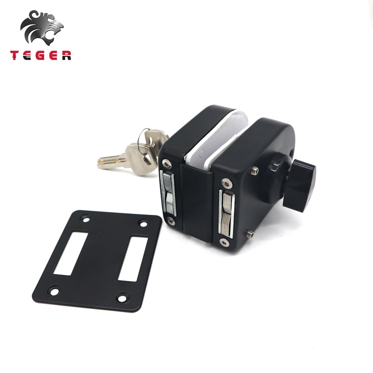 Teger hardware best-selling shower room bathroom semi-circular glass door lock