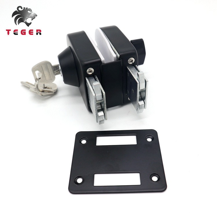 Teger hardware best-selling shower room bathroom semi-circular glass door lock