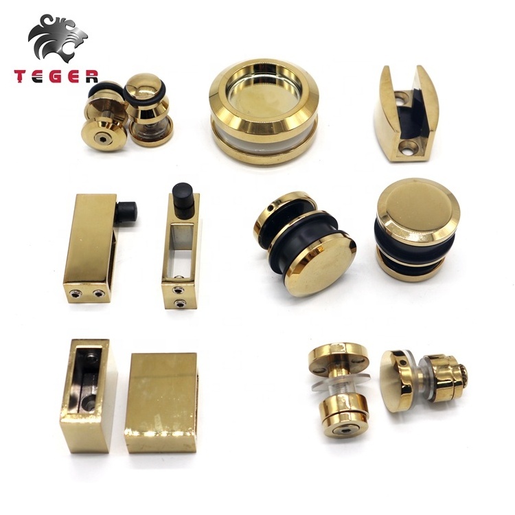 Hot Sale Sliding Glass Door Fittings, Shower Room Frameless Glass Accessories Glass Sliding Door Hardware