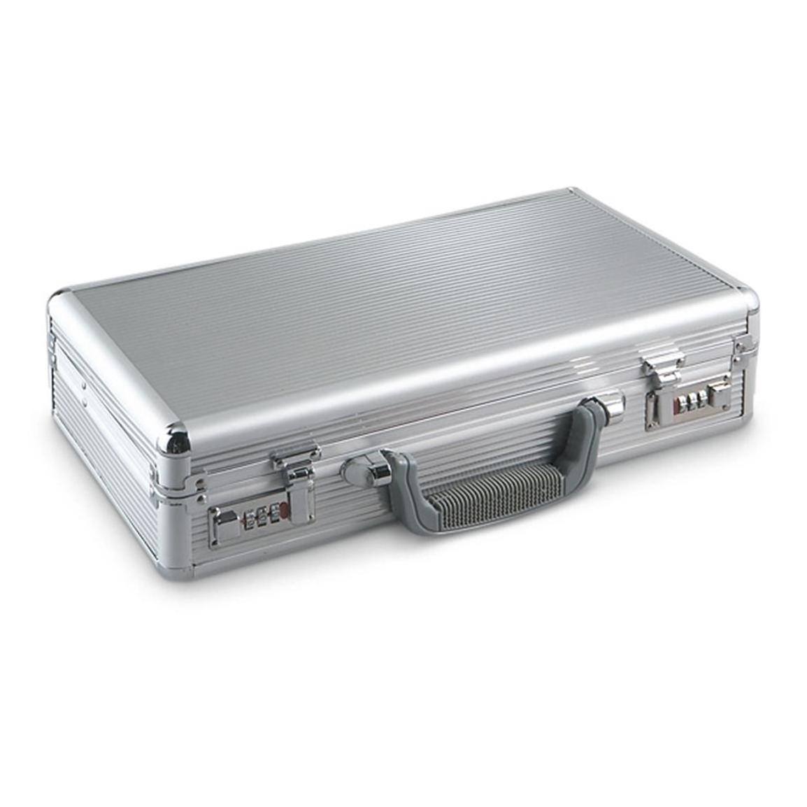 Wholesale Price Customized Design Carrying Hard Aluminum Gun Case With Custom Foam