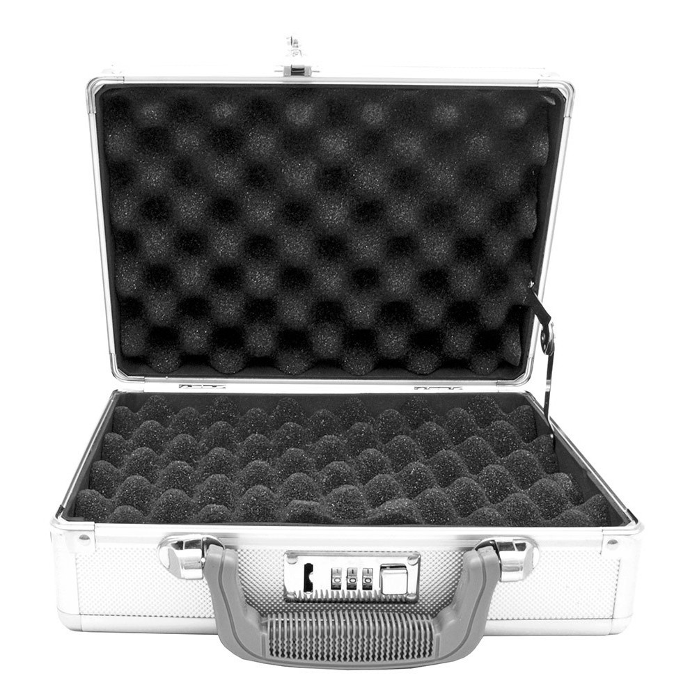 Wholesale Price Customized Design Carrying Hard Aluminum Gun Case With Custom Foam