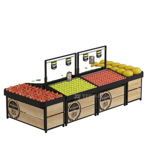 fruit racks with Big Capacity Vegetable Fruit Shelf Rack Supermarket Display Shelves