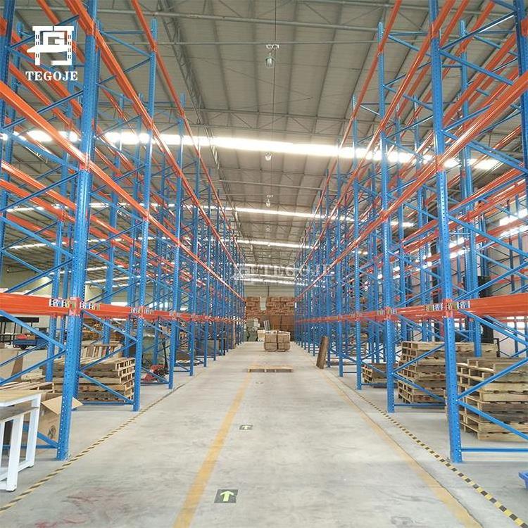 Guangzhou Warehouse Shelving Racks Safety Bars Tearop Pallet Racking For Warehouse Storage