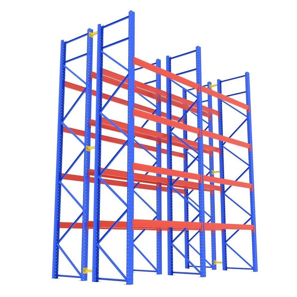 Guangzhou Warehouse Shelving Racks Safety Bars Tearop Pallet Racking For Warehouse Storage