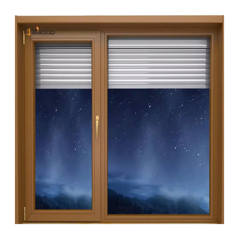 High-end Triple Tempered Lowe Glass UPVC Casement Swing Windows For Passive House