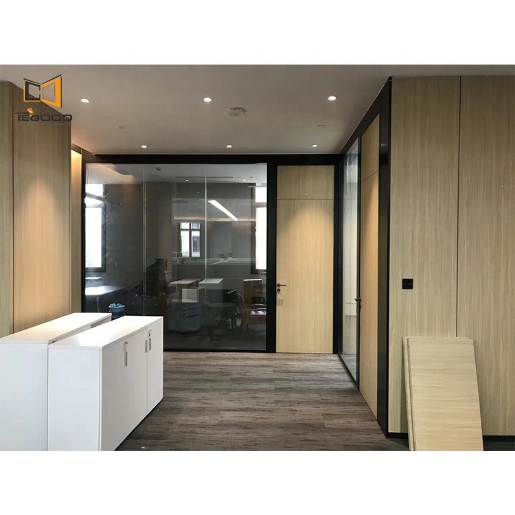 New design sound proof aluminum office partition wall panel divider for office