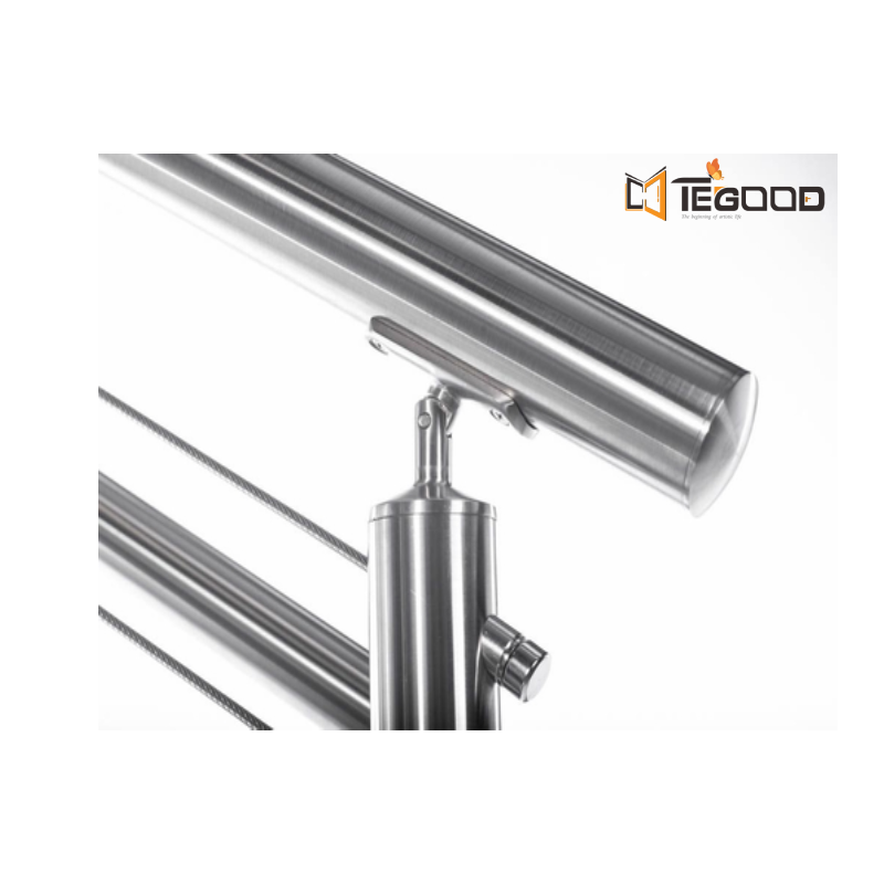 Customized Stainless Steel Railing 304 316 Stainless Steel Glass Rail