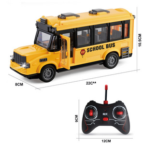 School Bus Toy with Realistic Sounds Lights rc bus remote control bus