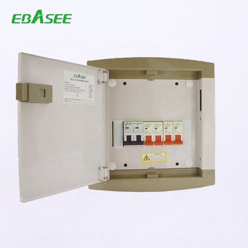 CE certificated distribution box DP 125A 4 way 6 way 8 way main switch