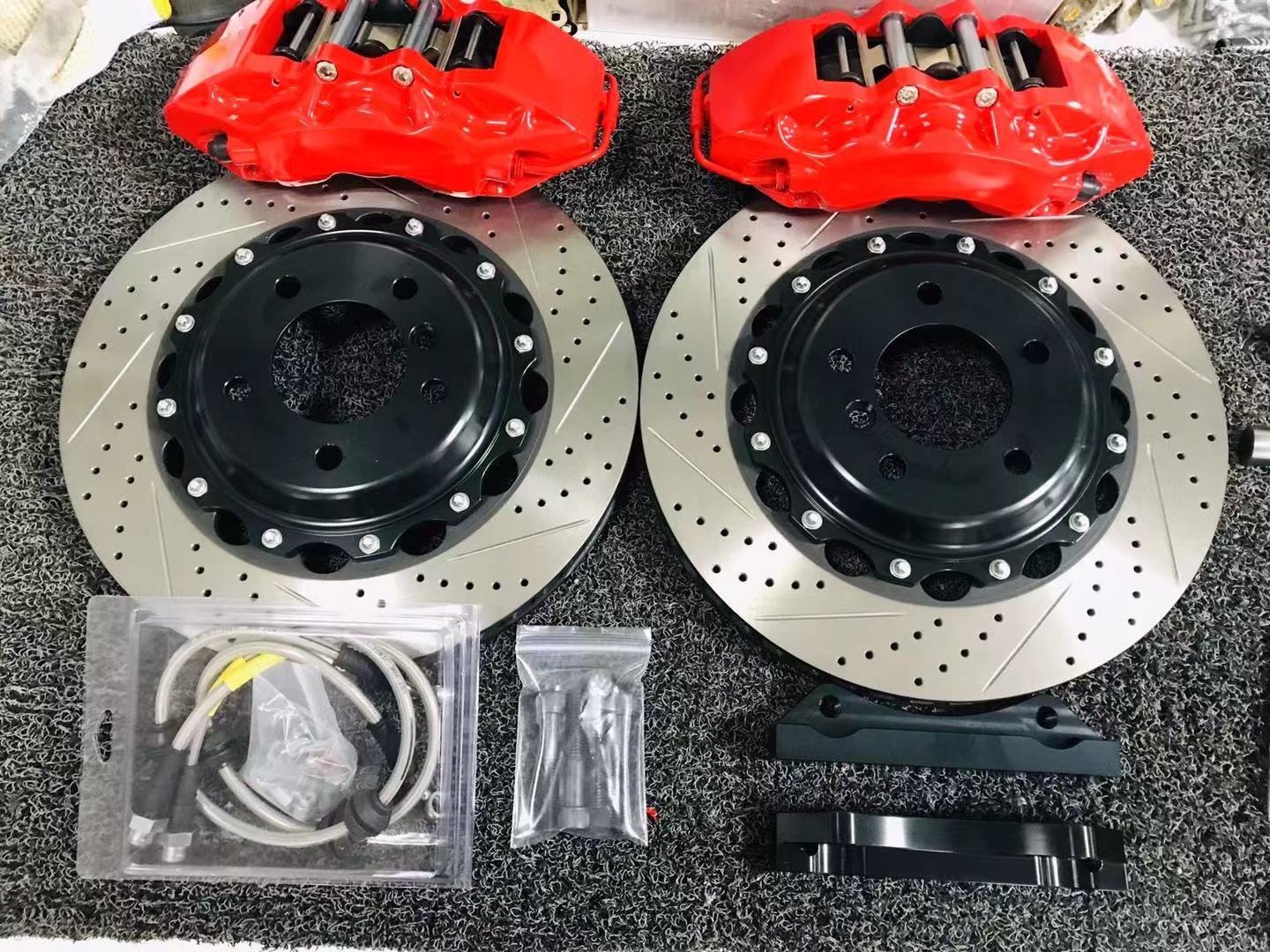 Custom Logo Performance Brake Kit 6-Piston Caliper with 355x32mm Rotor Front 18Inch Wheel For NISSAN 300ZX 350Z 2009-2019