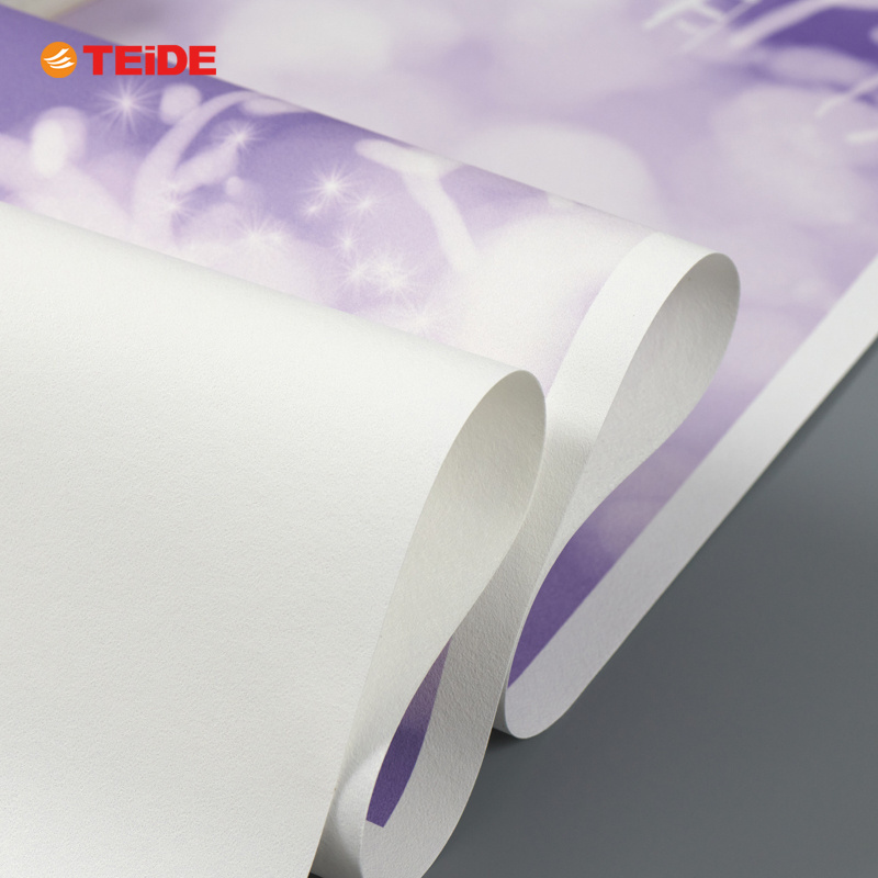 High Quality printable  Peeling And Pasting Polyester Fabric Canvas For Home Decoration