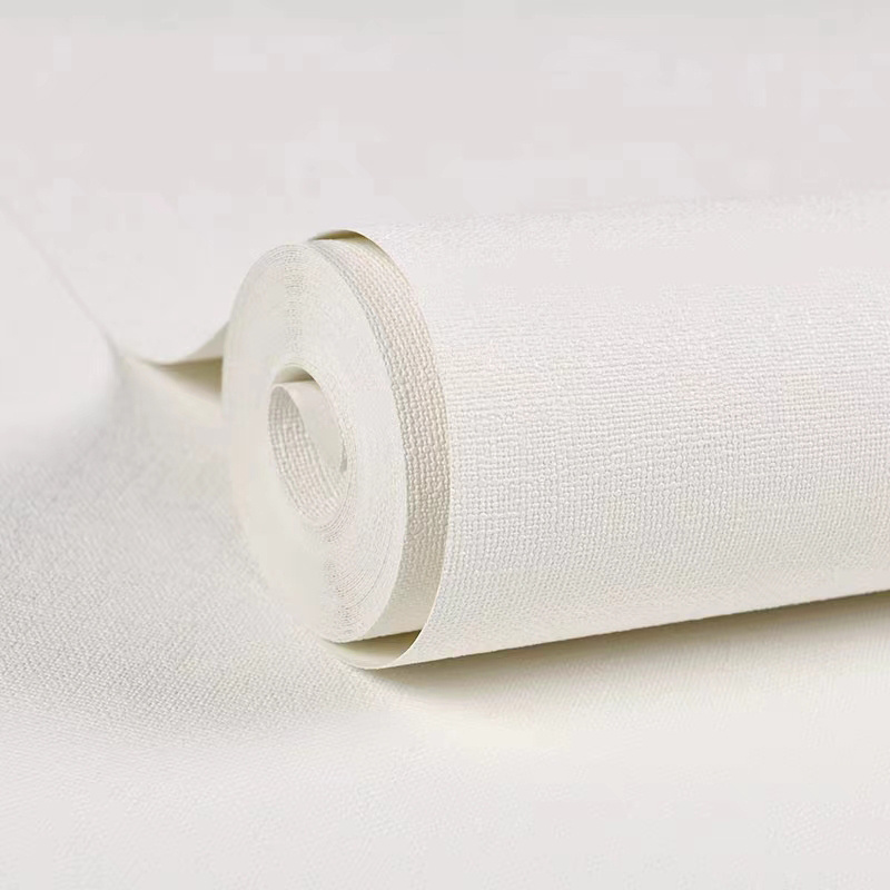 Printable  pvc/vinyl/Non Woven Wallpaper Digital printing Wallpaper rolls blank white Wallpaper