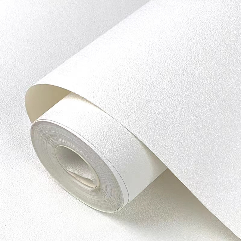 Printable  pvc/vinyl/Non Woven Wallpaper Digital printing Wallpaper rolls blank white Wallpaper