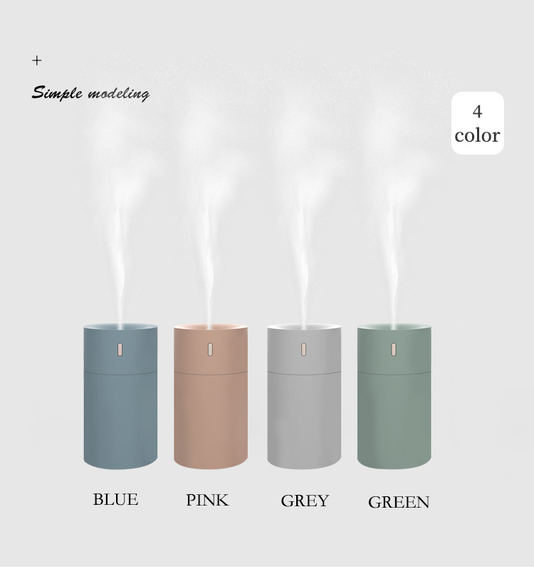 desk Factory top selling LED light Cool Mist Car Portable mini usb Diffuser Aroma air humidifier