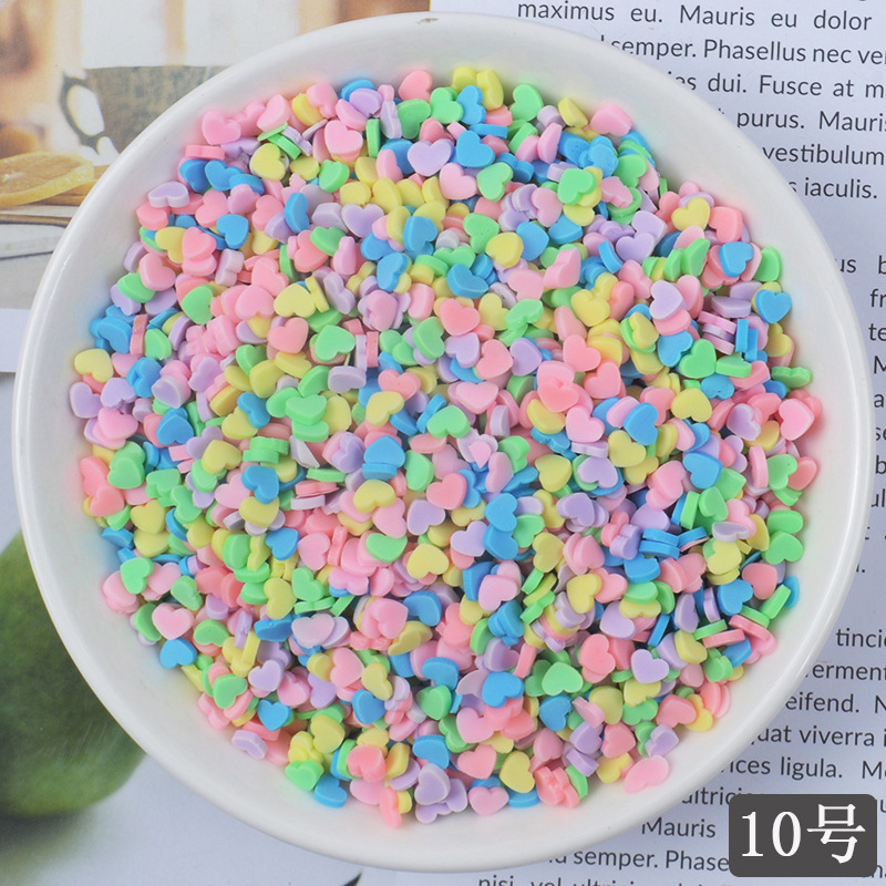 Slime accessories Polymer Clay Miniature Sprinkles Nail Art Scrapbooks DIY Projects Resin Art Fruit Slices for Slime decoration