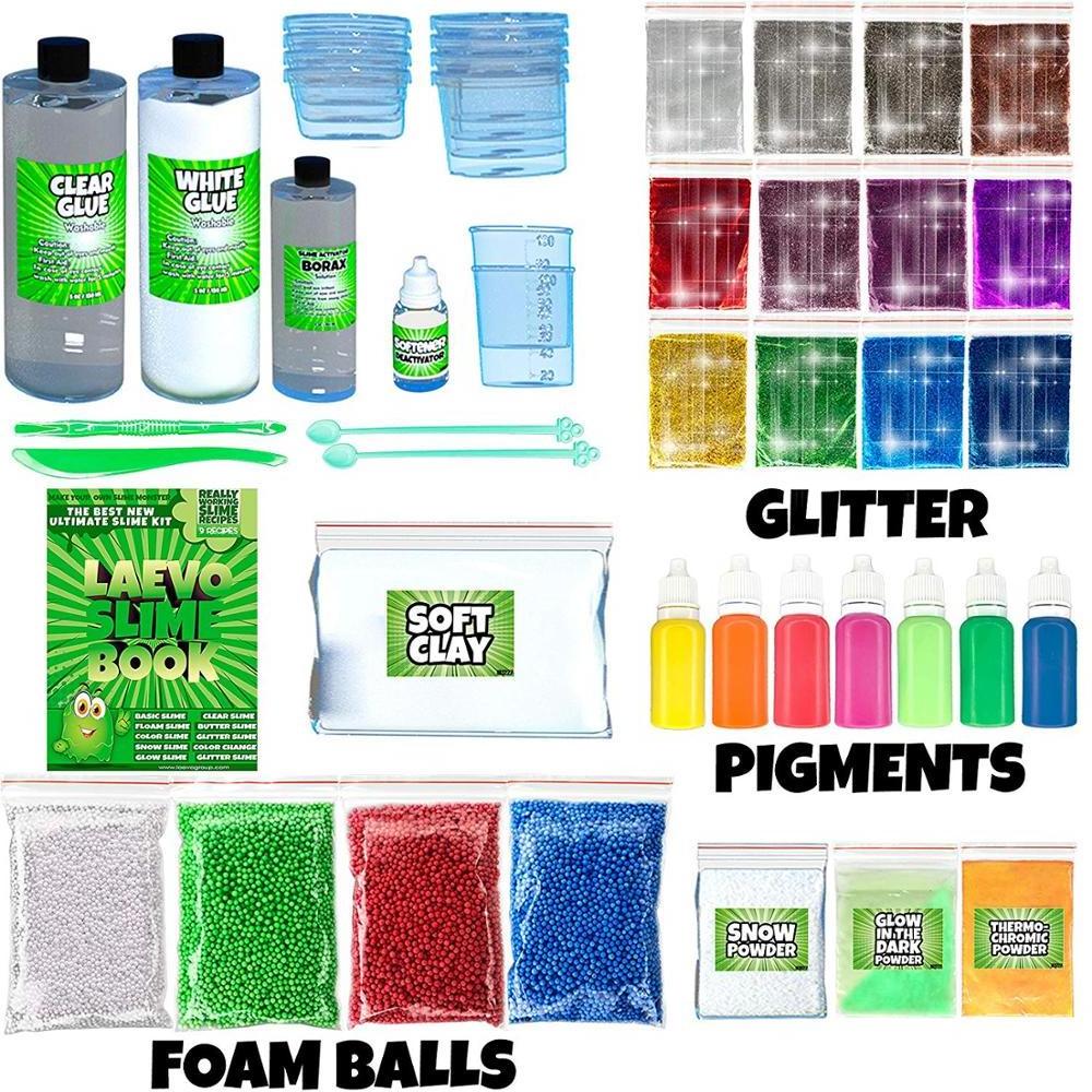 diy slime kit slime glue kit Glitter glue slime making kit diy glue for kids 40,80ml