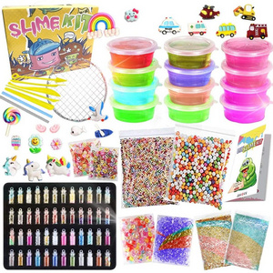 Slime Kit for Girls Boys Kids Arts and Crafts Toys Christmas Birthday Gifts - Unicorn Slime Supplies Stuff Crystal Clear slime