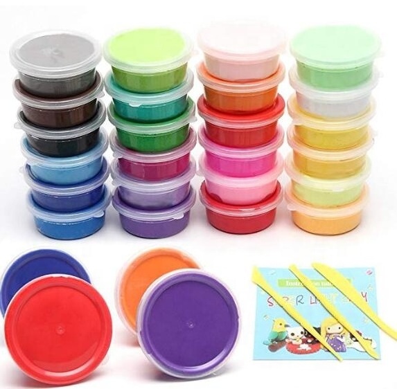 Sago Brothers Modeling Clay Air Dry Ultra Light Molding Magic Clay 24 Colors, Best Kids Gifts Ever