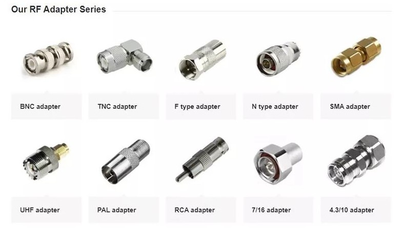 RF Radio frequency connector BNC male Crimp on 3 pieces Crimp on Male CCTV BNC Power Connector for Coaxial cable CT5045