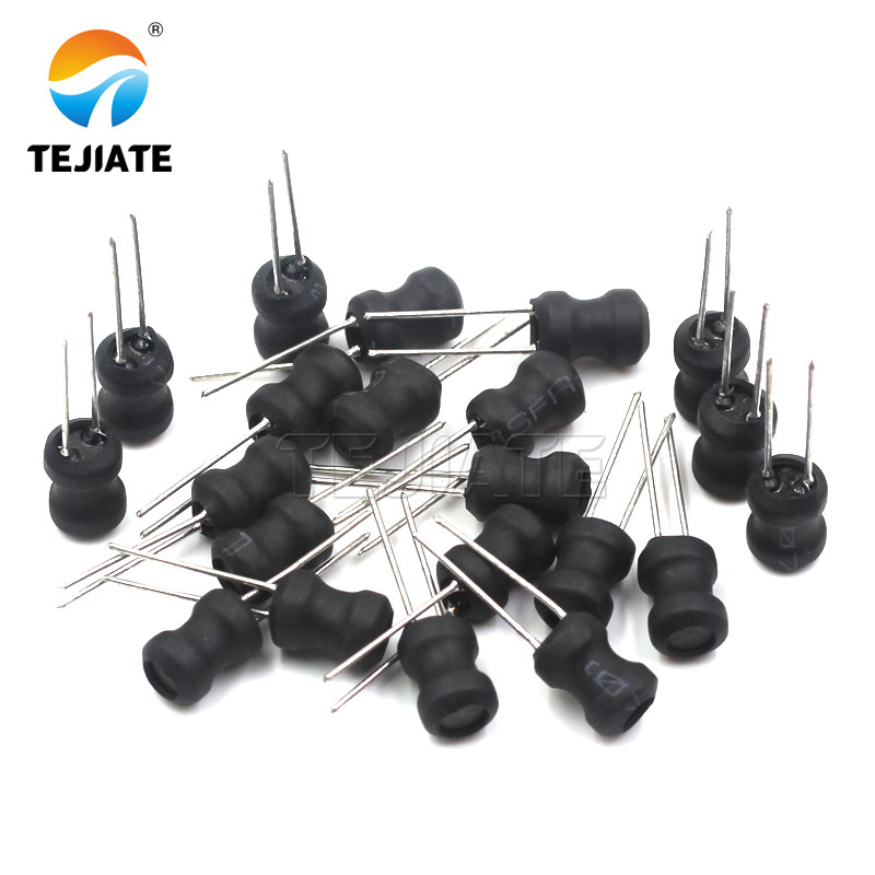 Hot sale I-shaped 6X8 power inductor coil through hole drum ferrite core current power inductor 3 pin