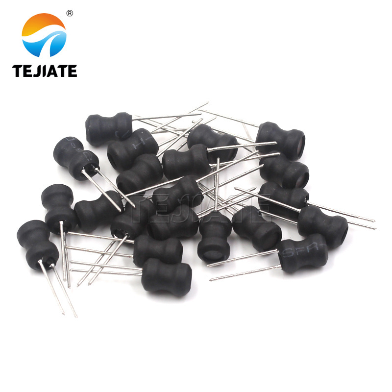 Hot sale I-shaped 6X8 power inductor coil through hole drum ferrite core current power inductor 3 pin