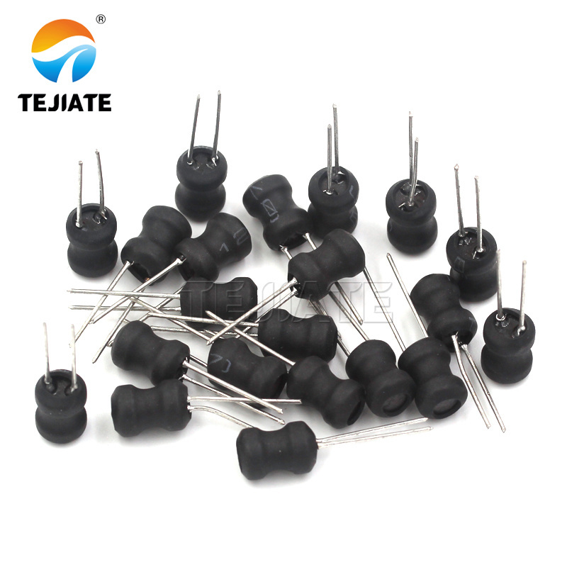 Hot sale I-shaped 6X8 power inductor coil through hole drum ferrite core current power inductor 3 pin