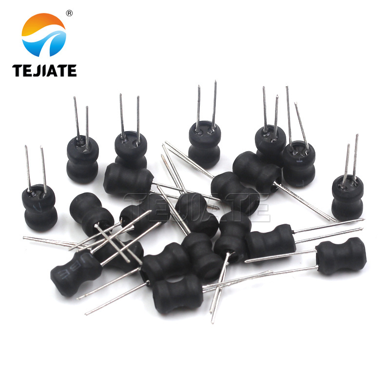 Hot sale I-shaped 6X8 power inductor coil through hole drum ferrite core current power inductor 3 pin