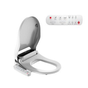 Bathroom automatic lift d shape smart toilet seat cover