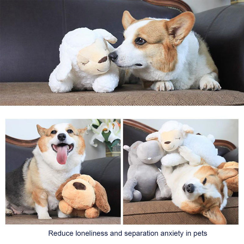 Dog Behavioral Training Aid Toy Puppy Calming And Anxiety Relief Sleep Aid Dog Plush Toy