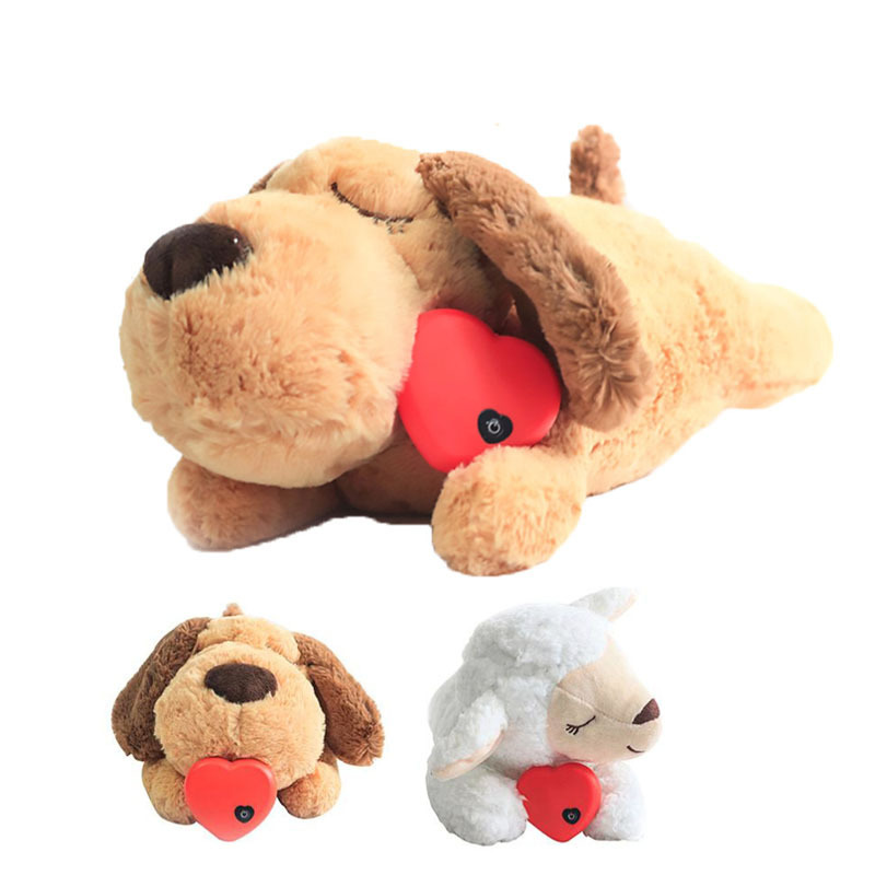 Dog Behavioral Training Aid Toy Puppy Calming And Anxiety Relief Sleep Aid Dog Plush Toy