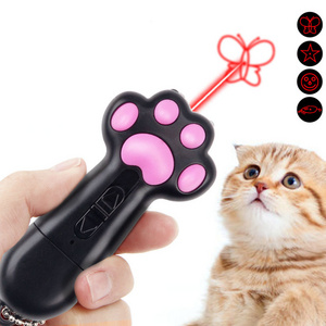 Funny Cat Toys Durable USB Rechargeable 3 in 1 Red Dot Flashlight Laser Led Pen For Cat