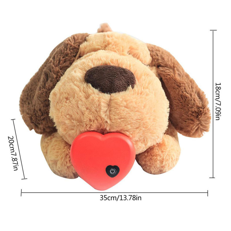 Dog Behavioral Training Aid Toy Puppy Calming And Anxiety Relief Sleep Aid Dog Plush Toy