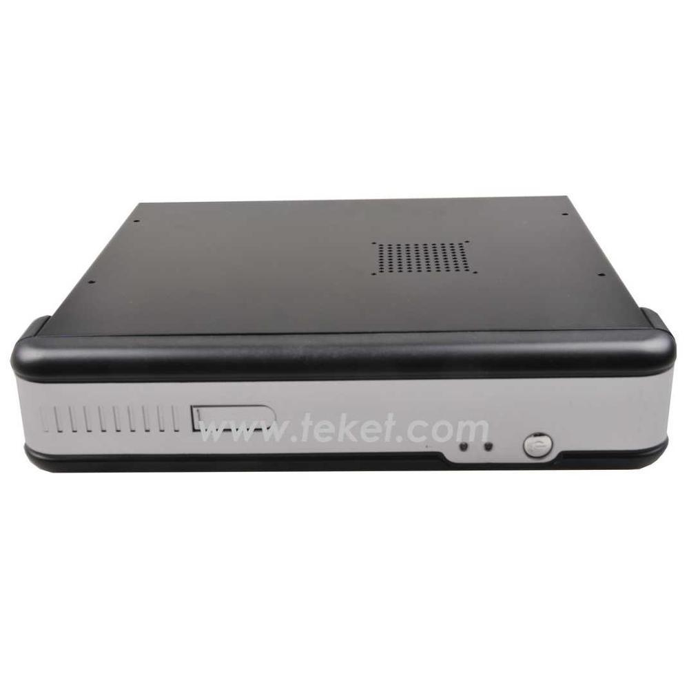 MINI-ITX pc chassis W04 embedded industrial computer chassis fanless atx powersupply support