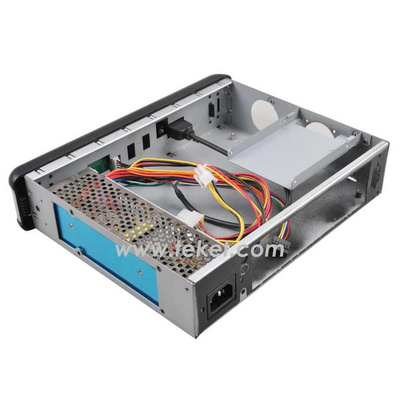 MINI-ITX pc chassis W04 embedded industrial computer chassis fanless atx powersupply support