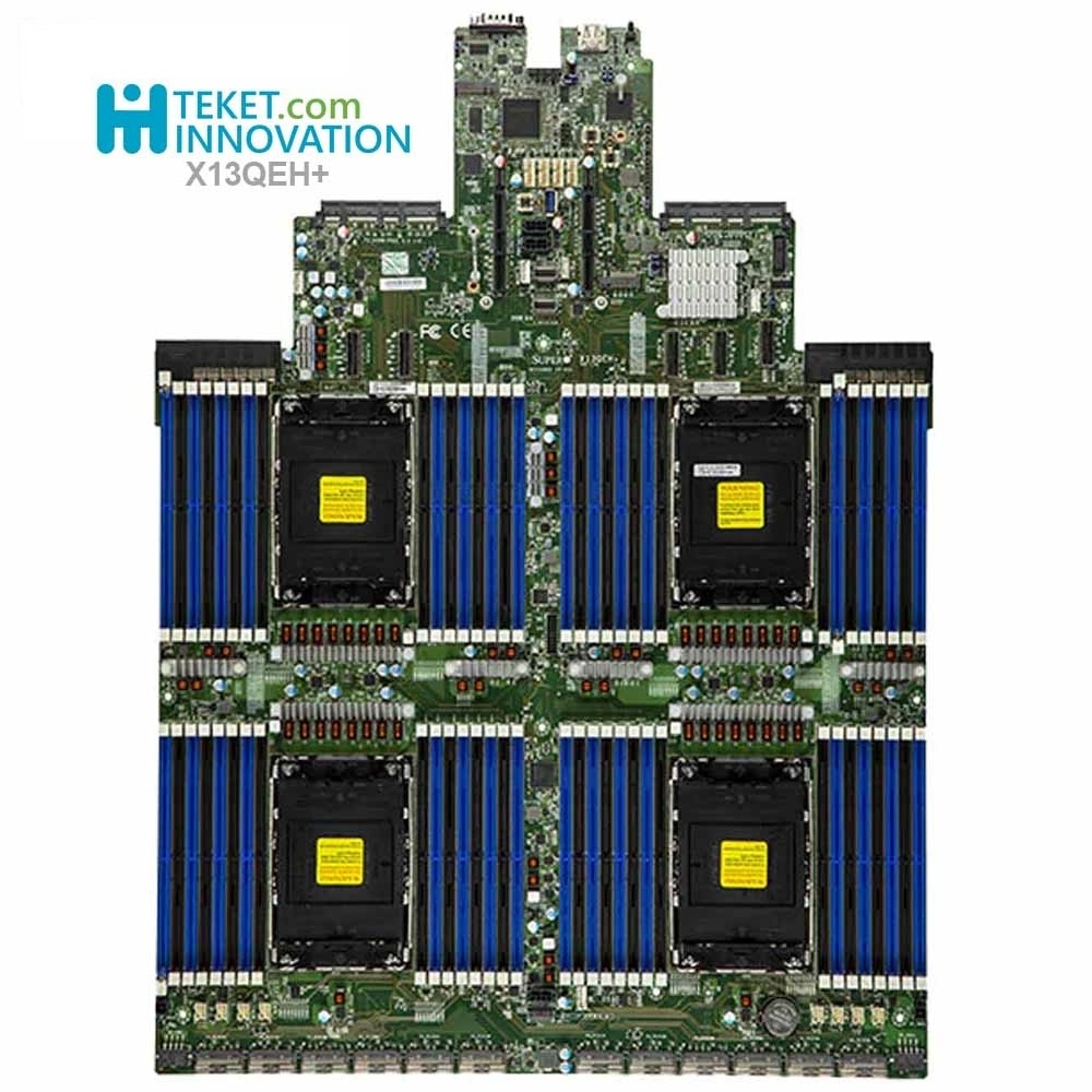 X13QEH+ (For SuperServer Only)4th Gen Intel Xeon Scalable processors, Dual Sockets LGA-4677 (Socket E) supported