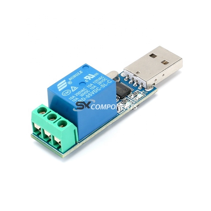 LCUS-1 type USB Relay Module Electronic Converter PCB USB Intelligent Control Switch