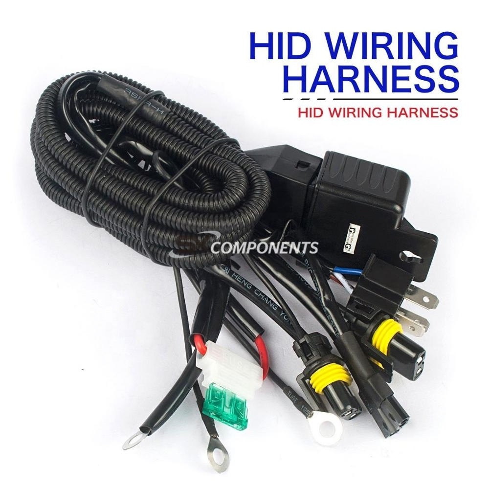 12V 35W 55W HID Bi xenon H4 hid Wire wiring Harness Controller for Car Headlight Retrofit connect hid bixenon projector lens