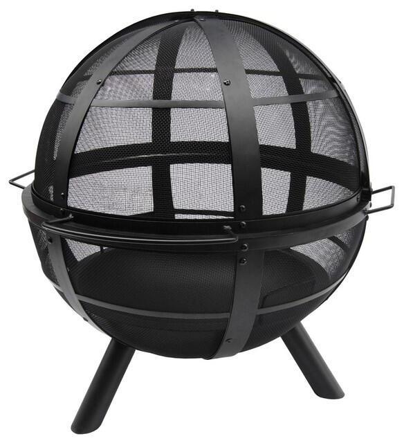 Popular Mesh Design BBQ Firepits Wood Steel Support High Temperature Painting Wood Burning and Charcoal Flower Support Fire Pits