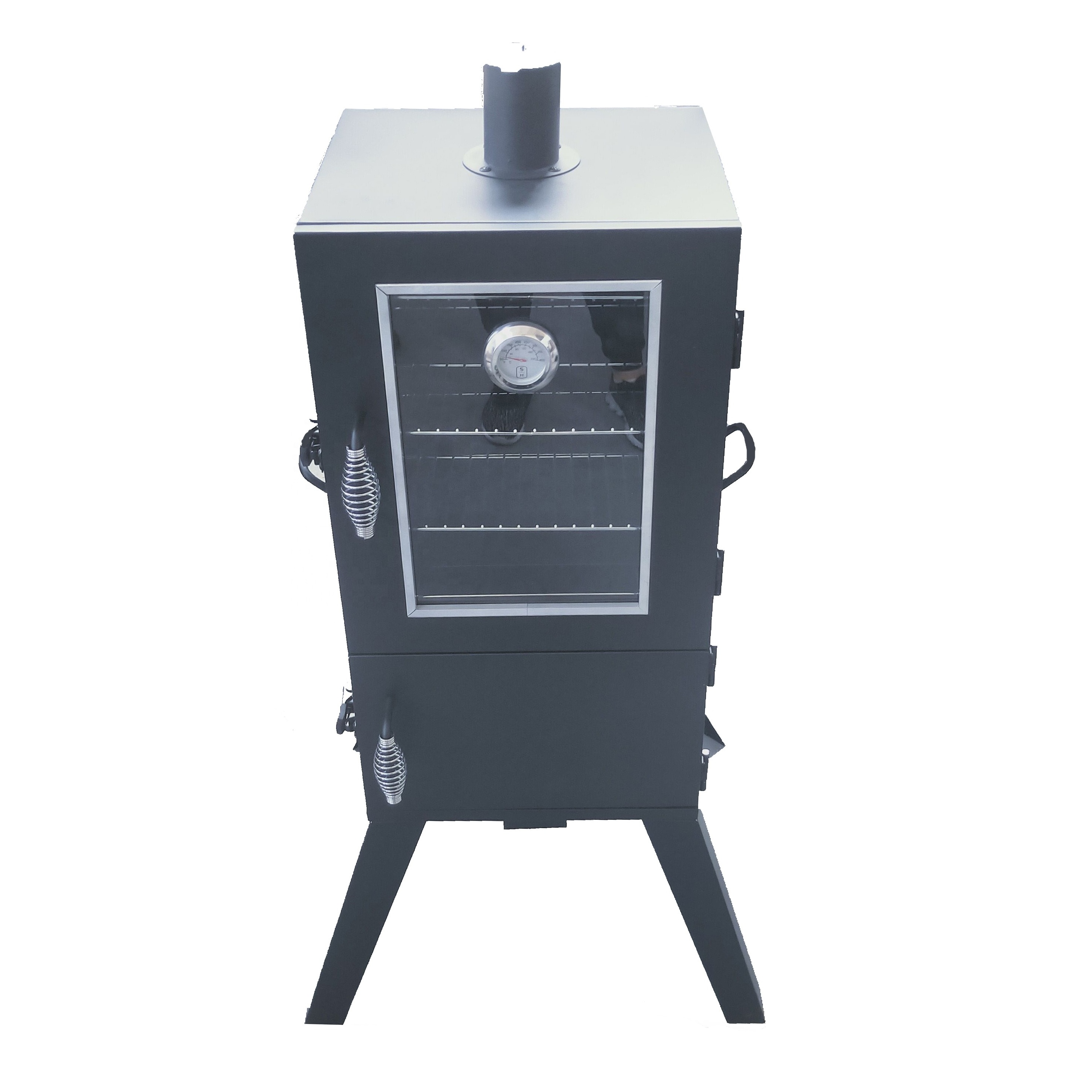 Vertical Charcoal Pellet Smoker Bbq grills  Wholesale Stainless Steel Cooking Grid Chimney BBQ Grills